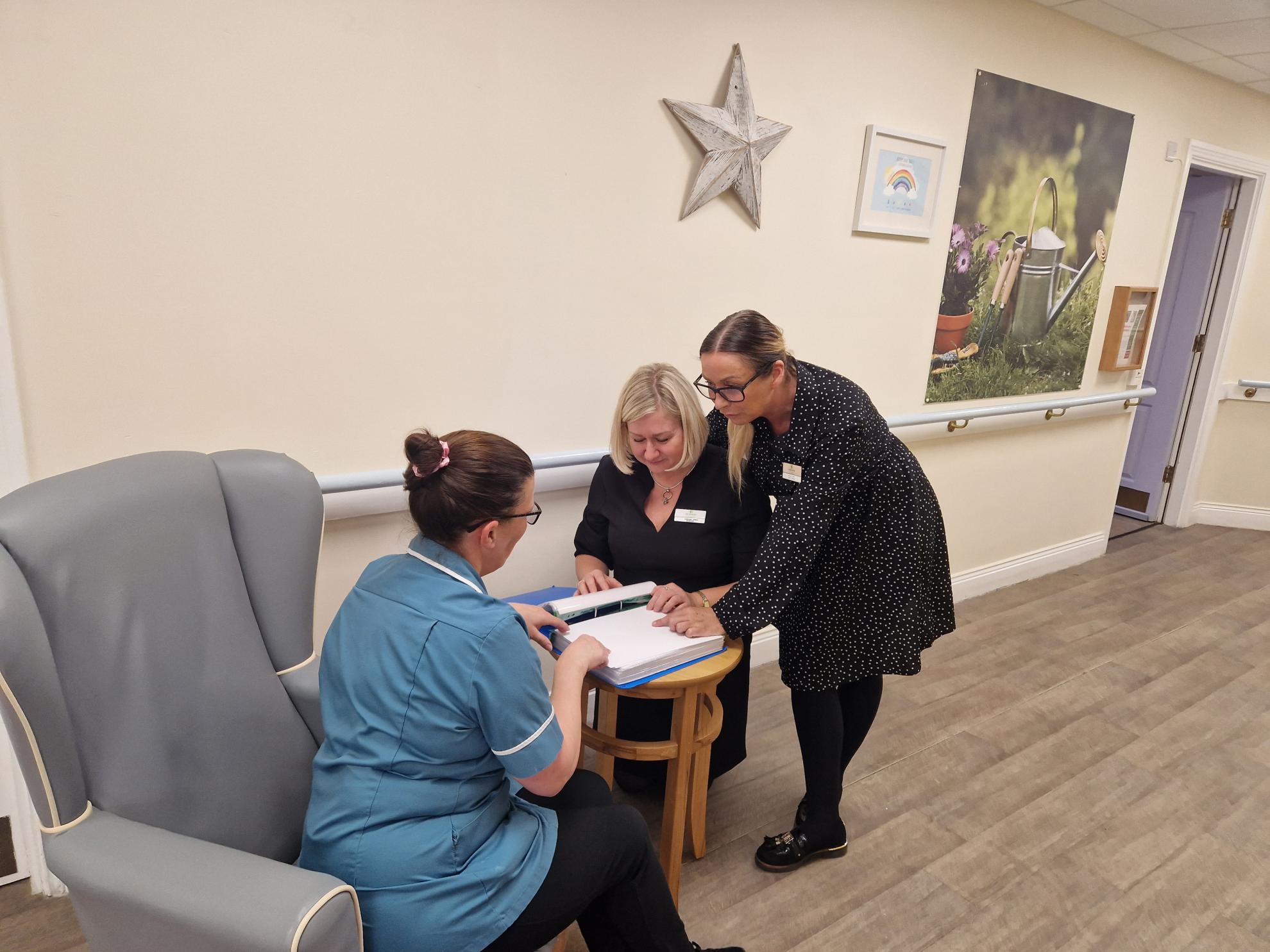 Marlena Derda celebrates 5 years at Archers Park Care Home! Orchard